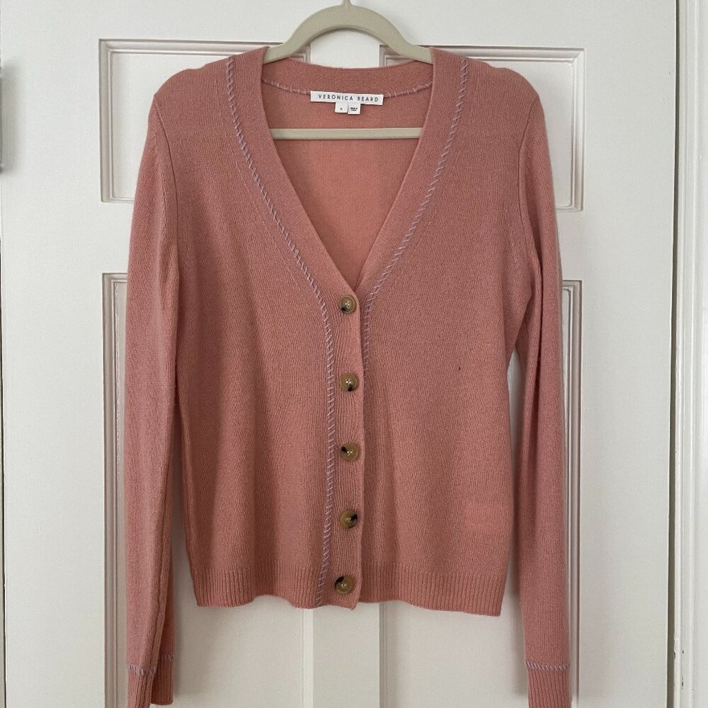 Veronica Beard Pink Cashmere Sweater Size 6